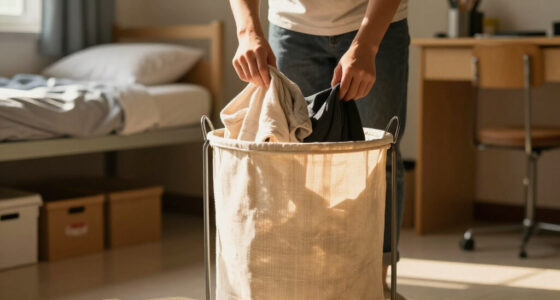 13 Best Compact Dorm Laundry Hampers for Small-Space Living in 2026