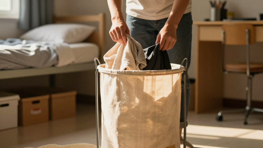 13 Best Compact Dorm Laundry Hampers for Small-Space Living in 2026