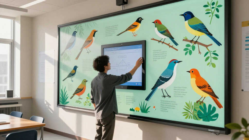 Cornell's Interactive Wall Of Birds