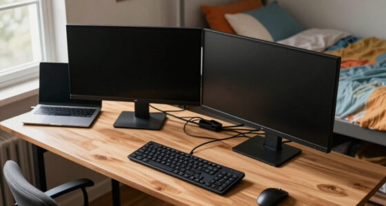 How to Set Up a Dual Monitor Station in a Small Dorm Room