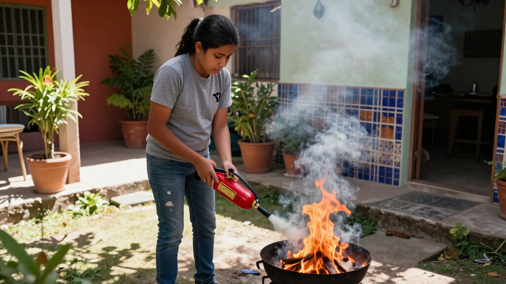 Mexican Student Creates An Acoustic Fire Extinguisher To Put Out Fire In Seconds